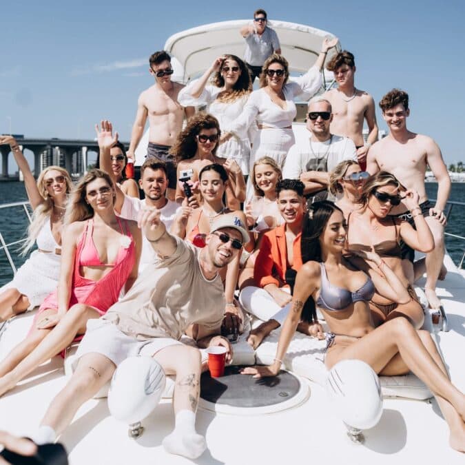 Party on the sea